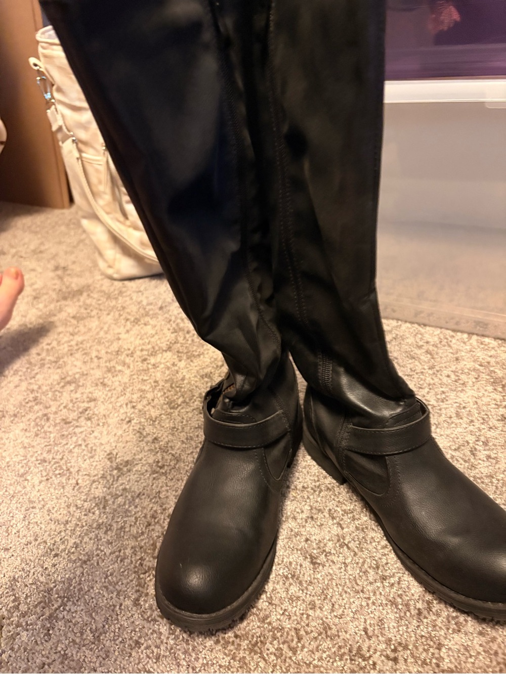 Tall Black Riding Boots